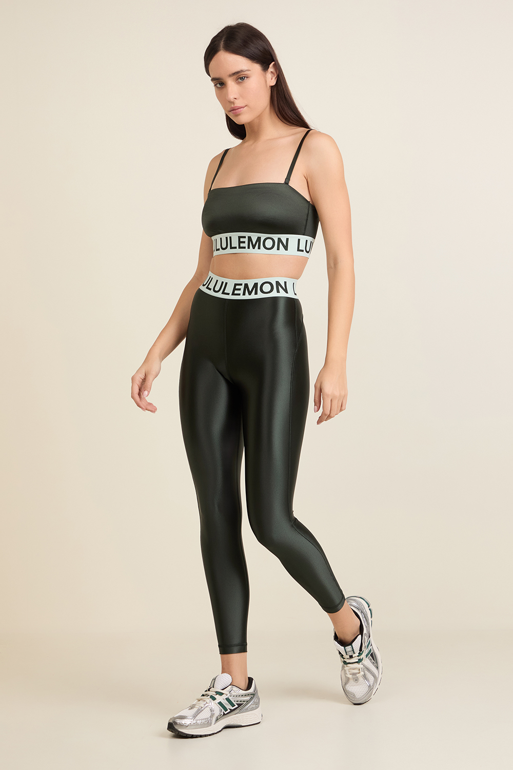 Satin Shine Logo Train Bra LULULEMON